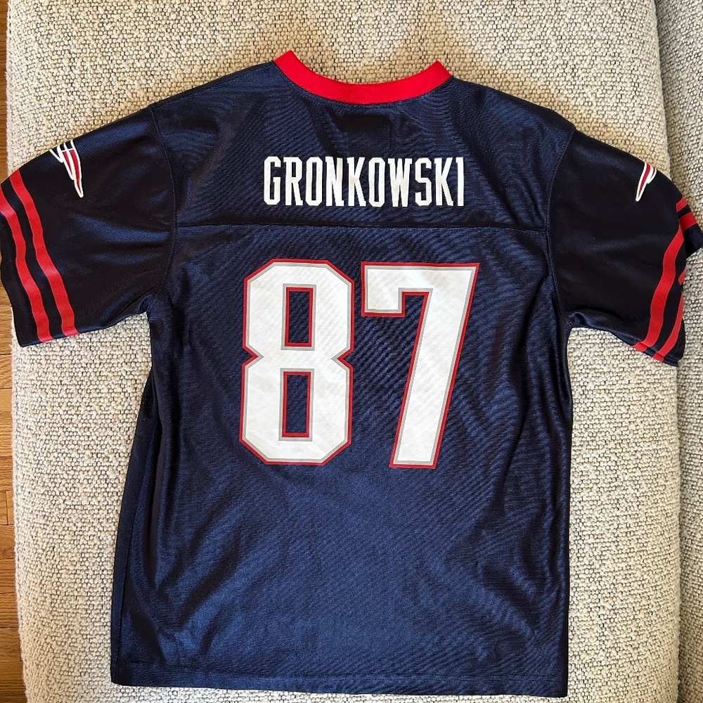 NFL Team Apparel Youth XL Patriots Gronkowski Jersey